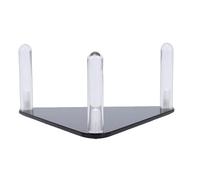 Pssopp Présentoir de Support de Basket-Ball en Acrylique, Facile à Assembler, élégant et Stable, Présentoir de Football de Basket-Ball à Bord Rond pour Balles Nan (Black)