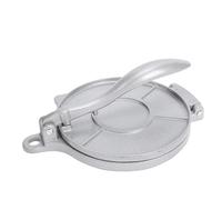 Pssopp Presse à Pâte Manuelle, Outil de Pressage D'emballage de Boulettes Domestiques pour Tortillas de Maïs, Pain Tamales Chapti Naan (SILVER)