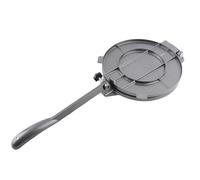 Pssopp Presse à Tortilla à Farine, Machine à Tortilla Manuelle en Alliage d'aluminium, Outil de Presse à Pâte Efficace pour Tartes et Faites Maison (20 cm Noir)