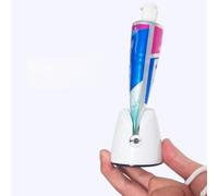 Pssopp Presse-Dentifrice, Distributeur Manuel de Dentifrice en ABS avec Conception à Rouleau Facile, économiseur de Tube de Comptoir Compact de 7,5 X 6 X 5, Cm pour une Utilisation Quotidienne en