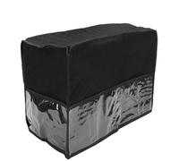 Pssopp Protecteur de la Machine à Coudre, Deux Maille et Poches Avant Conception de la Poussière de la Machine à Coudre Intérieure pour la Plupart des Standard (Black)