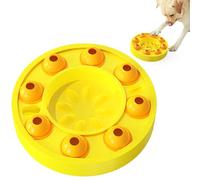 Pssopp Puzzle Puzzle Slow Feeder Jouet, Polyvalent et Réglable Traine Intellectuelle Interactive Toyage de Puzzle de Nourriture pour Chiens pour Toutes Les Races Alimentaires pour la (Yellow)