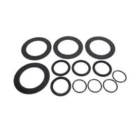 Pssopp Rondelles de Joint Torique 12 Pièces Rondelle de Soupape de Piston de Piscine, Joint d'étanchéité de Soupape de Piston Anneaux d'étanchéité de Tuyau en Caoutchouc pour le Remplacement