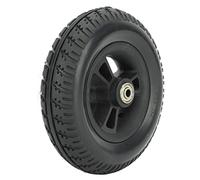 Pssopp Roue Solide de 7 Pouces, Roue de Remplacement pour Fauteuil Roulant Silencieuse et Absorbant les Chocs avec Texture de Pneu Antidérapante, Adaptée aux Chariots de Fauteuils