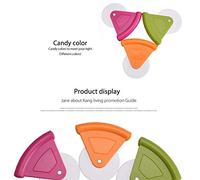 Pssopp Roues de Coupe à Pizza, Outil de Coupe à Pain à Gâteau à Main, Usine de Pâtisserie, Lave-vaisselle, Choix de Couleurs Multiples, Coupeur de Nettoyage Facile, Plastique de à Pizza (PINK)