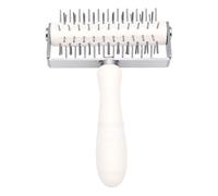 Pssopp Rouleau à Pâte à Pizza Docker à Pâtisserie en Acier Inoxydable 7,48 Pouces Outil de Cuisson Essentiel pour la Pâte à Pain de Croûte de Pizza, Empêche les Cloques de la, pour les Boulangers