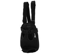 Pssopp Sac à Dos de Poitrine pour Animaux de Compagnie (Chiens et Chats) avec Bretelles Réglables, Respirante et Ouverture pour Les Pattes, Idéal pour la Randonnée, Les Voyages, Le (L)