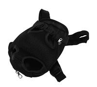 Pssopp Sac à Dos de Poitrine pour Animaux de Compagnie (Chiens et Chats) avec Bretelles Réglables, Respirante et Ouverture pour Les Pattes, Idéal pour la Randonnée, Les Voyages, Le (M)