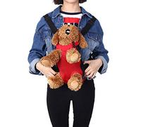 Pssopp Sac à Dos de Transport pour Animaux de Compagnie, Matériau en, Conception Réglable pour Chiens de Petite et Moyenne Taille, Sac de Voyage Respirant pour Les Aventures en Plein Air (S)