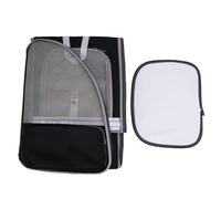 Pssopp Sac à Dos Portable pour Chiens, Sac à Dos de Transporteur pour Animaux de Compagnie Pliable pour Un Rangement Pratique de Voyage (Black)