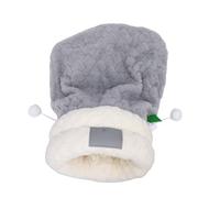 Pssopp Sac de Couchage d'hiver pour Chat, Sac de Couchage en Peluche Douce pour Chat, Tunnel Chaud et Confortable pour Animaux de Compagnie, de d'intérieur pour Chatons, Chiots, Lapins, Furets, (M)