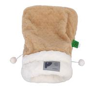 Pssopp Sac de Couchage en Peluche Douce pour Chat, Lit Chaud pour Animaux de Compagnie, Niche Lavable pour Chat D'intérieur, Petit Chien (L)
