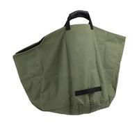 Pssopp Sac de Rangement pour Feuilles Mortes, Toile Robuste avec Poignées en Caoutchouc, Sac Poubelle Haute capacité de 33 Gallons pour Le Nettoyage de la Cour et Les Déchets de Jardin (Green)