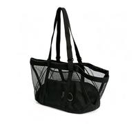 Pssopp Sac de Transport en Point pour Chat, Sac pour Chat Doux et Respirant avec Bandoulière Réglable pour Petits Chiens, Lapins, Boucle de sécurité, Voyage en Plein Air, Randonnée