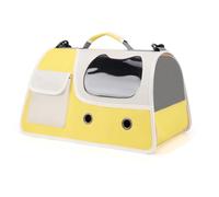 Pssopp Sac de Transport Pliable pour Chat et Chien, Respirant, Grande | Sac de Transport pour Chat en Tissu Oxford avec Fenêtre, Armature en Fil D'acier, Design Messager pour Voyages et Activités