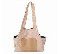 Pssopp Sac de Transport pour Chien, Lin Aime Le Tissu Doux et Respirant, Fourre-Tout Pliable pour Chiot, Sac à Main pour Petit Chat, Lapin, Voyage, Sortie, Shopping, Métro