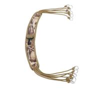 Pssopp Sangle de Canard de Chasse, Polaire de Camouflage, Porte-Canard Multifonctionnel avec 12 Anneaux à Pression pour Les Amateurs de Sauvagine