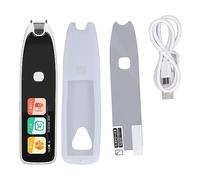 Pssopp Scanner de Lecture de Langue, Scanner de Stylo de Traduction ACC Haut-Parleur HiFi Batterie 820 MAh Protection des Yeux Écran Tactile de 2,23 Pouces pour l'apprentissage de