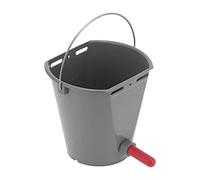 Pssopp Seau d'alimentation de 8 L, Plastique de qualité Alimentaire, Mangeoire de Grande capacité pour l'alimentation du Lait, Idéal pour Les Fermes et Le Bétail (pour bovins)