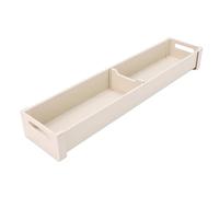 Pssopp Séparateurs d'étagères Diviseurs de Tiroir de Cuisine, Porte-ustensiles et Organisateur de Plateau à Couverts, Organisateur de Tiroir de Cuisine, Plateau à Couverts pour Fourchettes, Bols