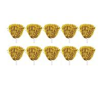 Pssopp Shakers d'esprit d'école Réutilisables, 10 Pièces Pompons de Pom-Pom Girl Métalliques en Pet avec Poignée Droite, Pompons de Danse de 30 Cm pour Les Performances sur Scène de Baseball, de