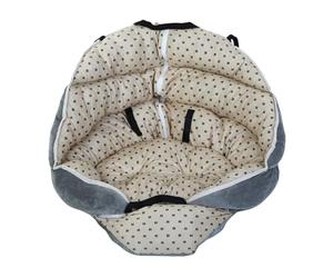 Pssopp Siège d'auto Rehausseur pour Animaux de Compagnie, Siège d'auto surélevé pour Animaux de Compagnie, Véhicule Universel Toutes Saisons, Lit de Voyage pour de, Voyage en Plein Air en