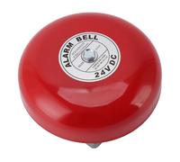 Pssopp Sirène D'alarme Incendie, Cloche Ronde Murale en Alliage D'aluminium étanche à L'eau pour L'école, la Maison, L'usine Industrielle