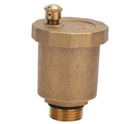 Pssopp Soupape de Ventilation Automatique en Laiton, Soupape d'échappement à Filetage Mâle G1/2 Durable, Résistance aux Hautes Températures pour les Systèmes de CVC et de Plomberie