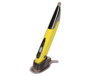 Pssopp Souris sans Fil sans Fil 2 en 1 Stylet de Poche Souris Manuscrite avec 2,4 G V3.0/5.0 pour PC Ordinateur Portable Mac iOS (Yellow)