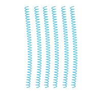 Pssopp Spirale de Reliure en Bobine, Peigne de Reliure en Plastique de 13 Mm, 20 Pièces pour le Bureau, la Salle de Classe et la Bibliothèque (BLUE)