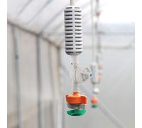 Pssopp Sprinkler à Ajustement -Goutte avec Une Buse Interchangeable pour Une Couverture Complète Irrigation - 5pcs Antidrip Suspendus Pulvérisateur pour L'irrigation des Semis