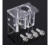 Pssopp Support de D'aquarium, Support de Tube de Tuyau D'aquarium en Acrylique de Haute qualité avec Vis Auto-ajustées, pour Produits de Tuyaux de Diamètre Extérieur de 13 à 17 Mm