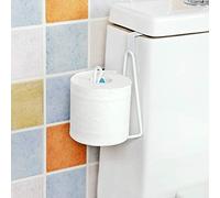 Pssopp Support de Papier Toilette, Support de Rouleau de Papier de Réservoir de Toilette Suspendu en Fer, Aucun Outil Nécessaire, de Mouchoirs de Porte d'armoire Peu Encombrant pour Camping-Car