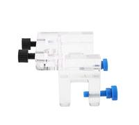 Pssopp Support de Sonde D'aquarium en Acrylique, Fixation pour Tuyau D'aquarium, de Fixation avec 2 Fentes pour Sonde, Compatible avec des Verres jusqu'à 1,5 Cm d'épaisseur.