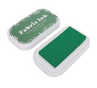 Pssopp Tampons Arc-en-Ciel pour Doigts, Encre en Tissu Multicolore pour l'artisanat en Caoutchouc, Non Toxique et Facile à Utiliser pour Le Scrapbooking et Les Projets en Tissu (BD-221 Émeraude)