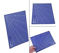 Pssopp Tapis de Découpe A4 Auto-cicatrisant avec Surface Antidérapante, Lignes de Grille et Marquages de Guidage pour la Fabrication de Modèles et L'artisanat de Précision 11,8 X 8,6