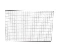 Pssopp Tapis de Fil de Barbecue, Fer Antirouille, Filet de Barbecue Multifonctionnel 13,8x10,5 Pouces adapté à la Maison et au Camping