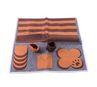 Pssopp Tapis de Reniflage pour Animaux de Compagnie, Tapis d'alimentation Multifonctionnels, Jouets d'alimentation Lente pour la Formation des Odeurs de Nez de Chien, de Reniflage pour Animaux de