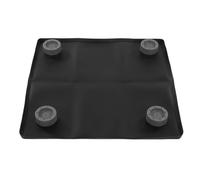 Pssopp Tapis en Silicone pour Mini Réfrigérateur, Ensemble de Bords Surélevés, Plateau D'égouttage, 4 élévateurs de Base, Protecteur de Sol pour Réfrigérateurs, Lave-linge et (Grand 35,83x15,75