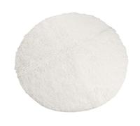 Pssopp Tapis Rond en Peluche Super Doux et Moelleux, Tapis Rond en Fibre de Polyester 47,2 X 47,2 Pouces, Base Antidérapante, de Sol Confortable à Poils Longs pour Salon, Chambre à Coucher, Chambre