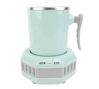 Pssopp Tasse de Refroidissement électrique 420 ML, Refroidissement Rapide, Double Usage, Refroidisseur et Réchauffeur de Tasse de Bureau pour thé, café, Boissons avec Construction en (Prise UE)