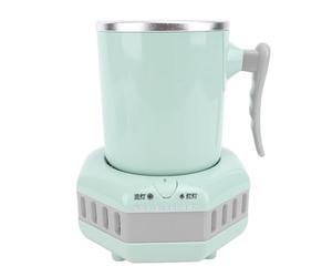 Pssopp Tasse de Refroidissement électrique 420 ML, Refroidissement Rapide, Double Usage, Refroidisseur et Réchauffeur de Tasse de Bureau pour thé, café, Boissons avec Construction en (Prise UE)