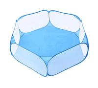 Pssopp Tente de Cage pour Animaux de Compagnie, Parc Portable en Transparente, Clôture d'exercice Respirante pour Petits Animaux jusqu'à 37,4 X 15 Pouces