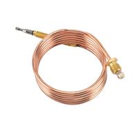Pssopp Thermocouple de Remplacement, Matériau en Cuivre, Thermocouple de Haute Précision et à Réponse Rapide pour Fournaises à Gaz et Chauffe-Eau, Sonde de Capteur de Température de 1200 Mm (1200 mm)