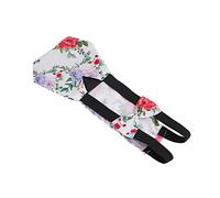 Pssopp Tissu Respirant, Conception de Ceinture Serrée, Nœud Bowing Unique, avec Poche Intérieure, Couches en Tissu Imperméables pour Poulets pour Animaux de Compagnie, Canards, Oie (L)