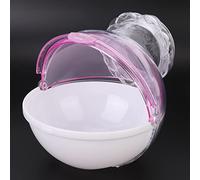 Pssopp Toilettes pour Hamster Salle de Bain pour Hamster Bac à Litière pour Grande Capacité Translucide avec Plateau Blanc Amovible pour Hamsters Nains Cochons d'Inde (Pink)