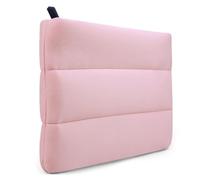Pssopp Trousse de Maquillage de Voyage Trousse de Maquillage Matelassée en Coton, Grande de Florale Cosmétique de Voyage pour Femmes Filles Solutions de Rangement (Pink)