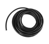 Pssopp Tube de Pompe à Air d'Aquarium, Tube Flexible en Silicone pour Aquarium, Excellente Oxygénation et étanche, 16,4 Pieds pour Les (Black)