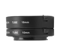 Pssopp Tube D'extension de Mise au Point Automatique, Anneau Adaptateur Macro 10mm 16mm pour Caméra NEX E Mount