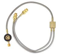 Pssopp Tuyau Adaptateur de Brûleur G1/8 DN6, Matériau de Haute qualité, Accessoire de Poêle de Randonnée Polyvalent, Tuyau Portable de 70 Cm pour Barbecue de Camping et Cuisine en Plein Air